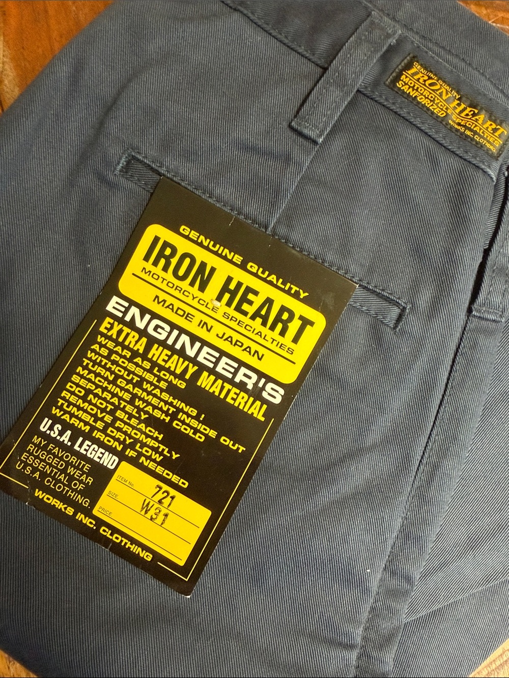 Iron Heart Motorcycle Specialties Engineer’s Rugged Wear